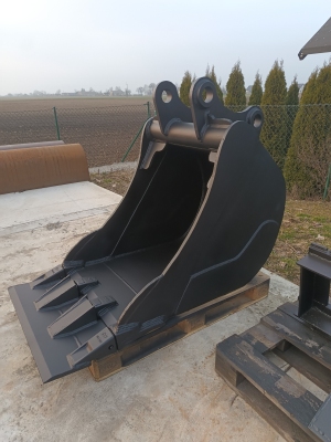 Łyżka podsiębierna 600 mm ze zdejmowaną nakładką na zęby